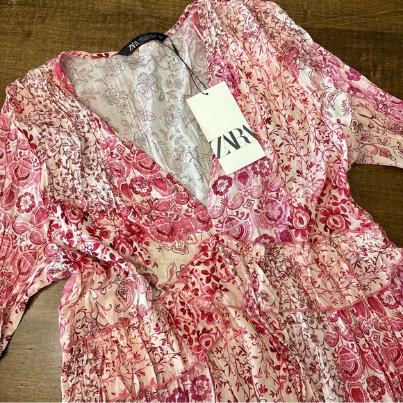 PATCHWORK PRINT MINI DRESS - Picture 9 of 15